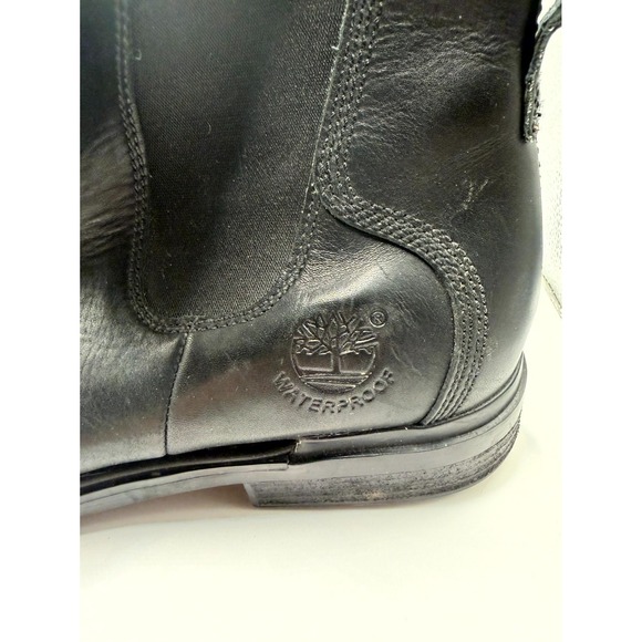 Timberland Mt. Washington City 88580 Mens 12 M Chelsea Black Leather Ankle Boots main image 7